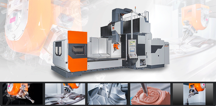 Double column machining center High efficiency machining HF series